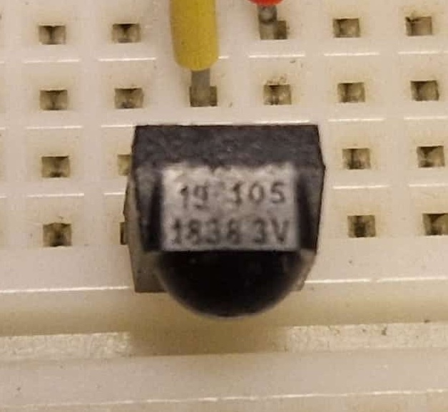 TSOP1838 avec indication 3V sur le boîtier